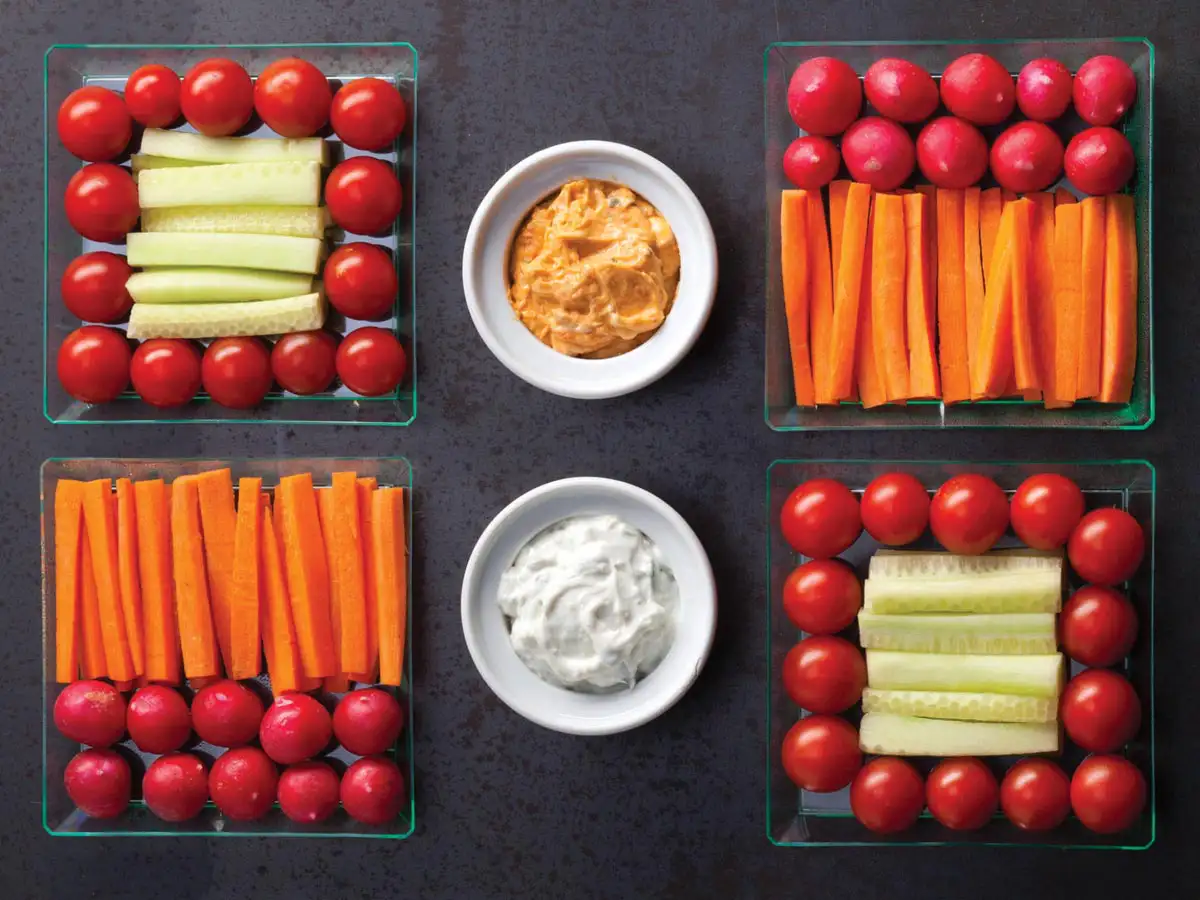 Le panier de crudités